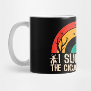 I survived the cicada invasion retro Mug